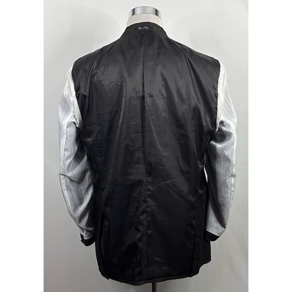 Lineage 46R Sport Coat Brown Three Button Lined Double Vented Poly Rayon Blend - Picture 8 of 8